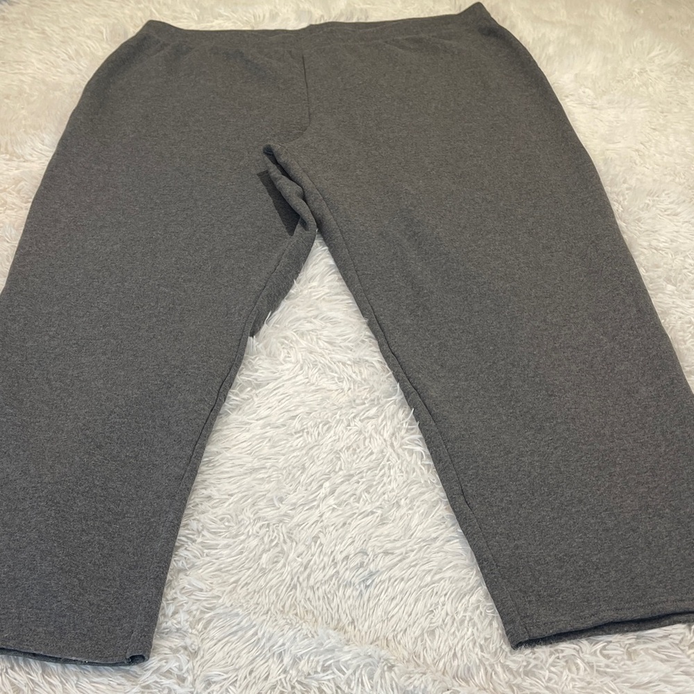 Hanes EcoSmart Gray SWEAT Pants UNISEX WOMENS SIZE 3XL ELASTIC WAISTBAND